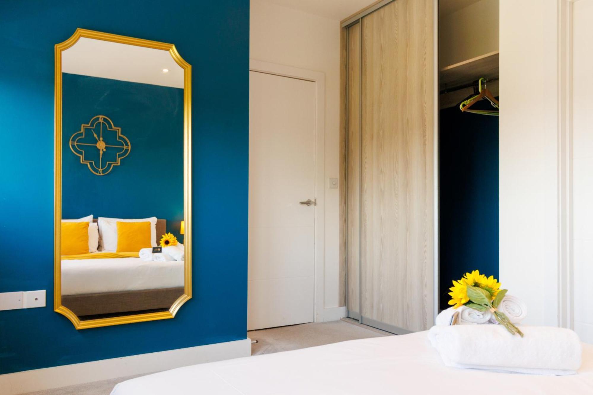 City Centre, Sleeps 7, Stunning Views & Parking, Interconnected Rooms Long Stay Work Contractor Leisure, Diamond Penthouse Кембридж Экстерьер фото
