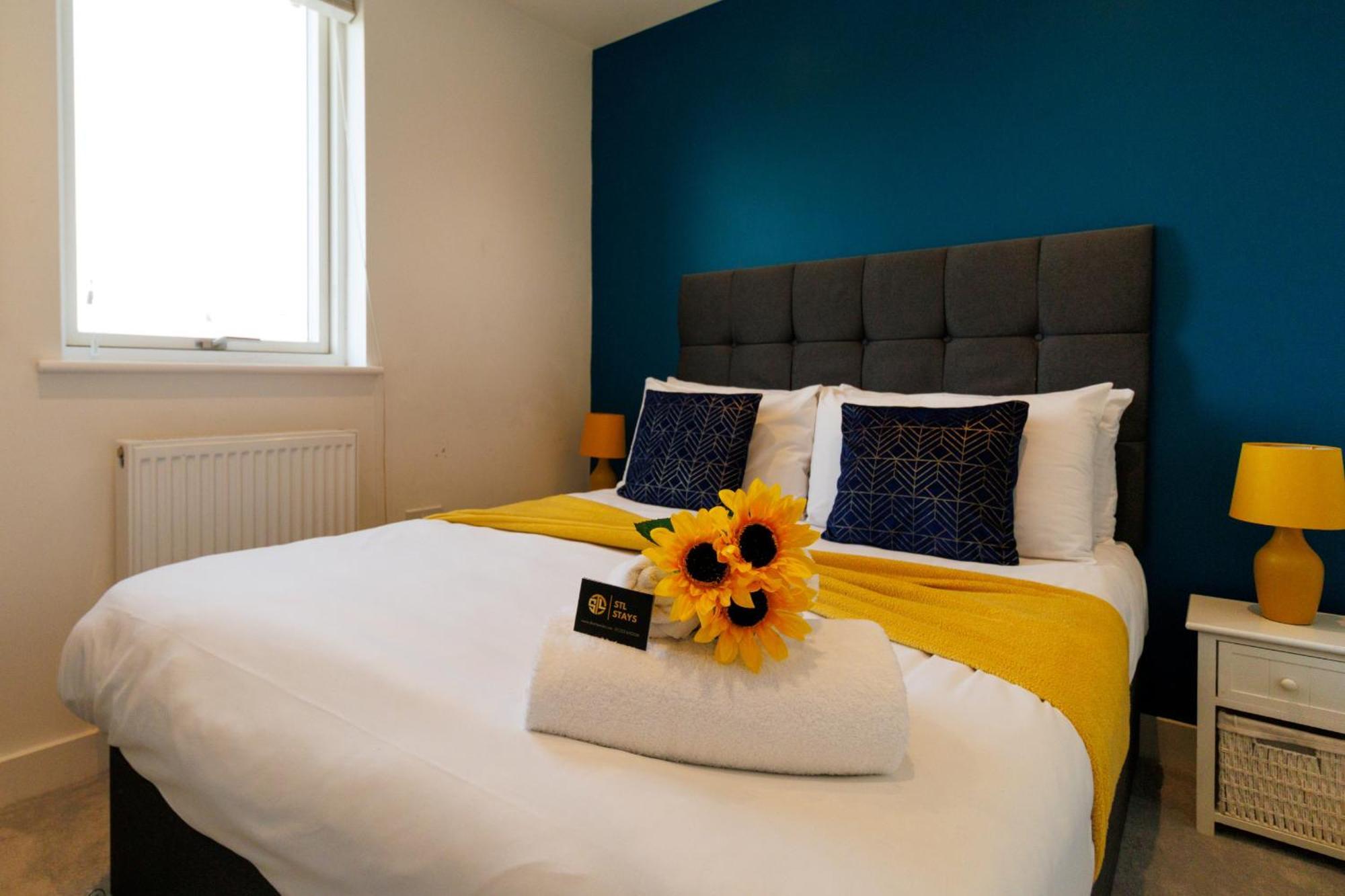 City Centre, Sleeps 7, Stunning Views & Parking, Interconnected Rooms Long Stay Work Contractor Leisure, Diamond Penthouse Кембридж Экстерьер фото