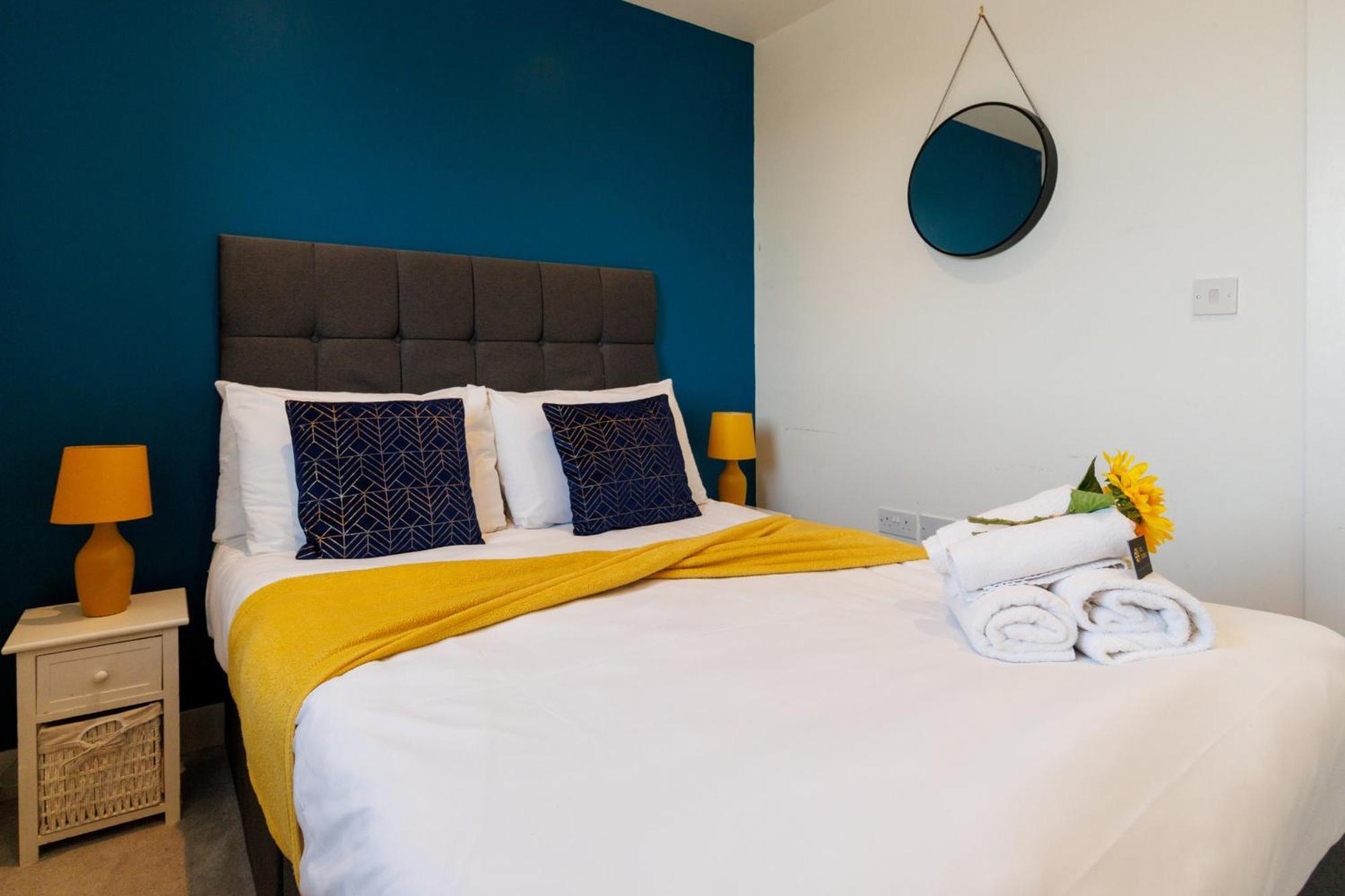 City Centre, Sleeps 7, Stunning Views & Parking, Interconnected Rooms Long Stay Work Contractor Leisure, Diamond Penthouse Кембридж Экстерьер фото
